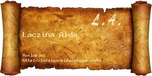 Laczina Aida névjegykártya